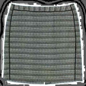 Sophisticated Tailored Lined Tweed Skirt